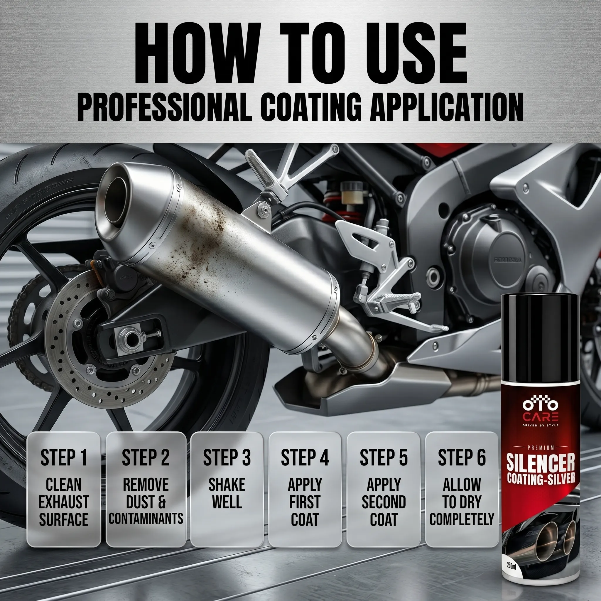 Silencer Coating – Silver - Image 2