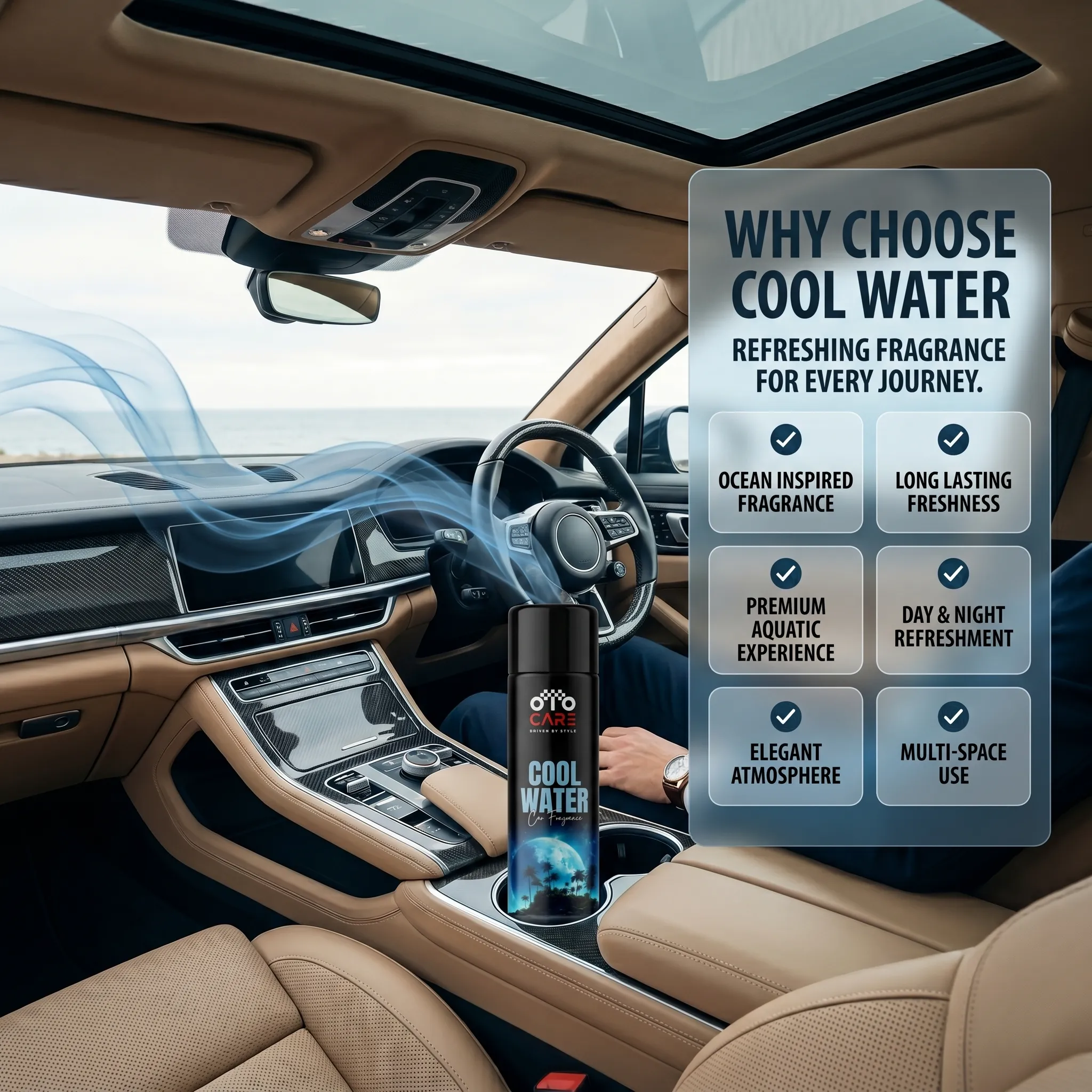 Cool Water Car Fragrance - Image 2